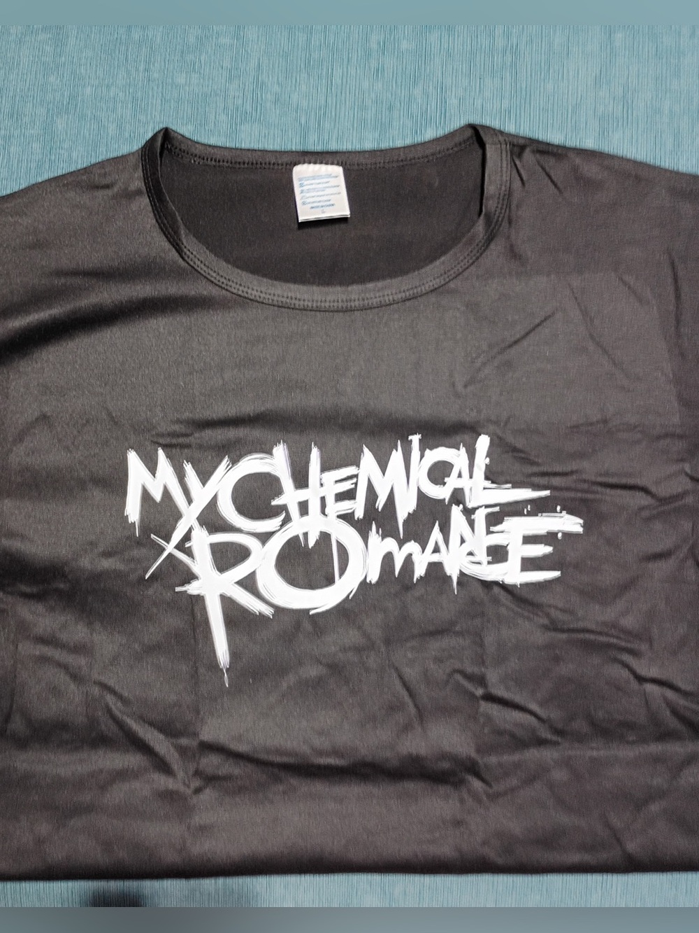 Black Graphic Tee - Band Logo Shirt